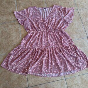SHEIN Pink Heart Dress (4XL)